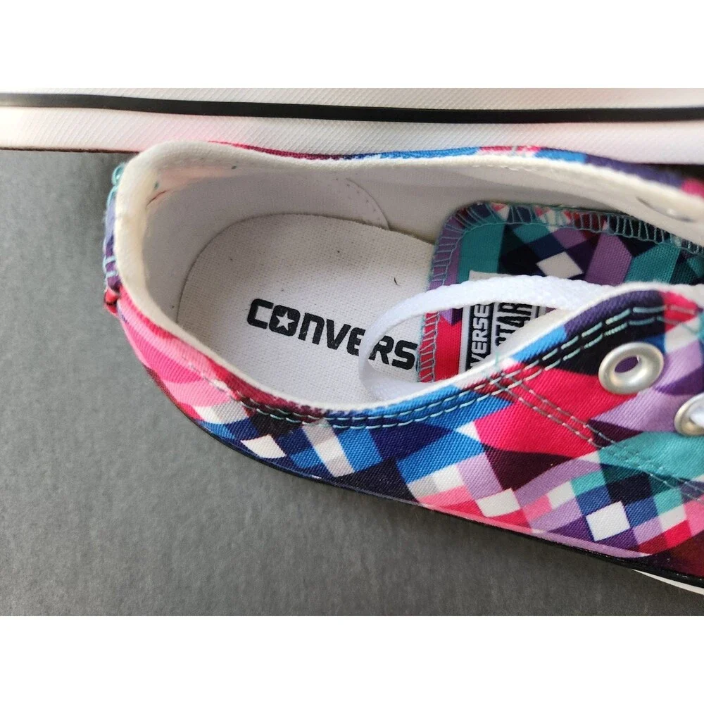 Converse All Star Low Tops Women's 10 Size Men's Size 8 Multicolor Diamond